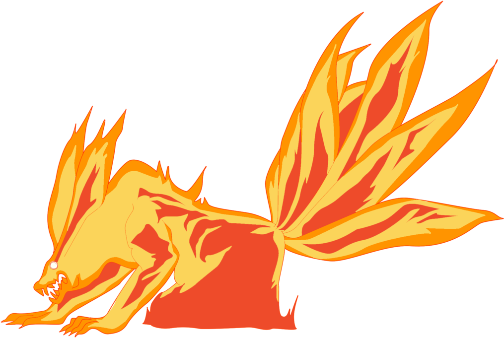 Kurama Transparent Png - Kurama Chakra Mode Png Clipart (1024x717), Png Download