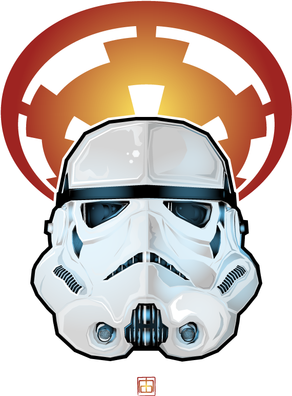 Holly Stormtrooper - Illustration Clipart (595x842), Png Download
