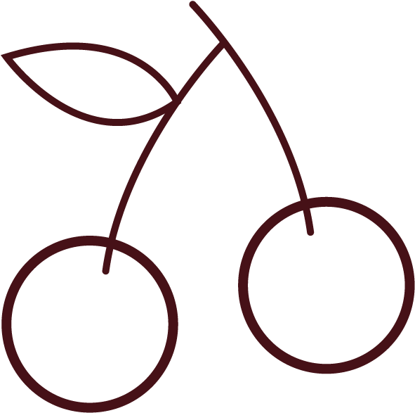 Black Cherry Clipart (611x610), Png Download