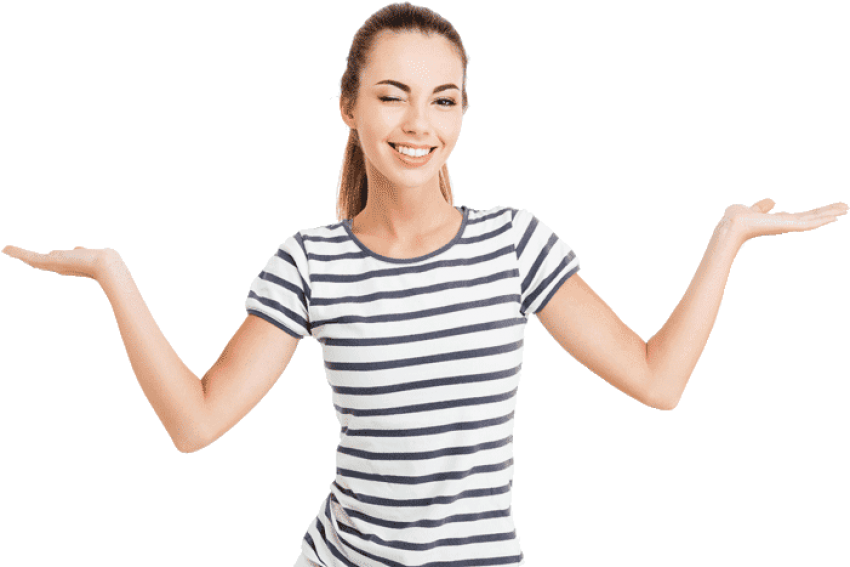 Download Girl Hands Up Png Images Background Toppng - Girl Hands Up Png Clipart (850x567), Png Download