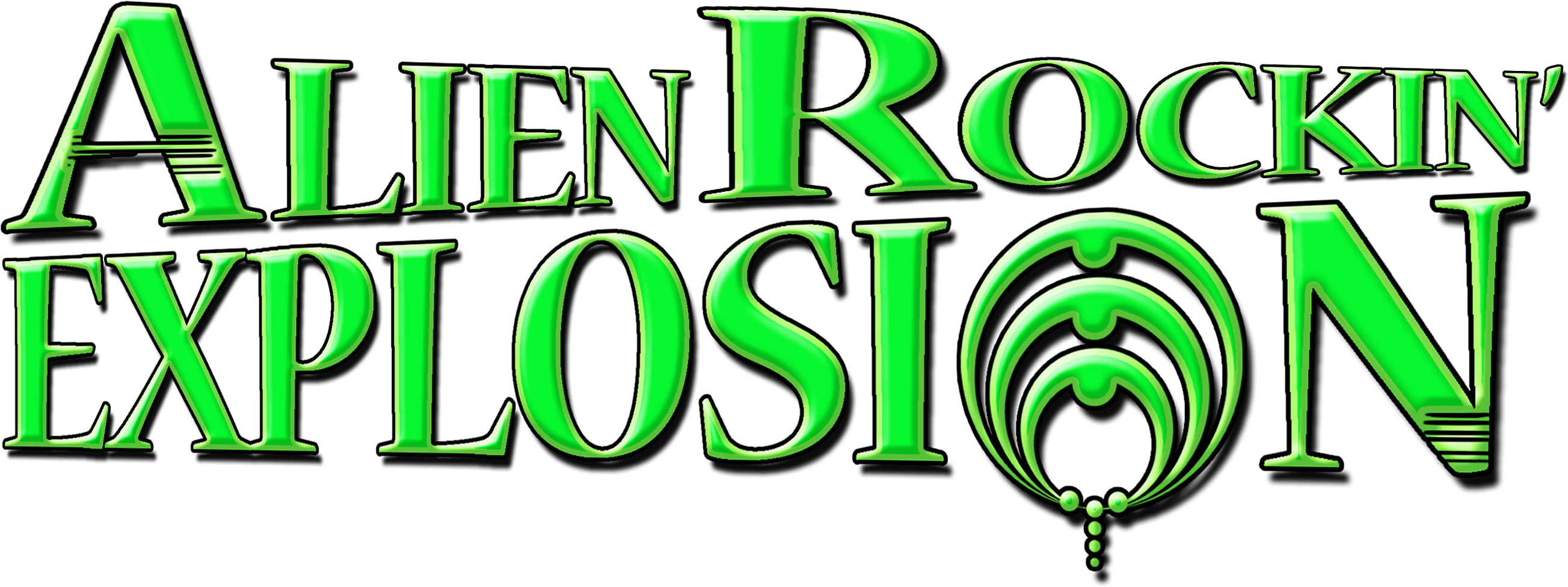 Alien Rockin Explosion Clipart (2899x1006), Png Download