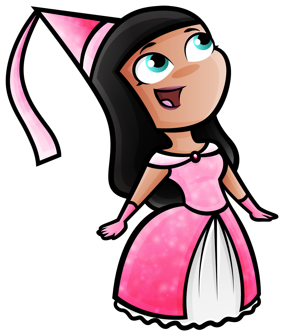 “ 💕 Pretty Princess Paulina 💕 Get Her As A Sticker - Cartoon Clipart (1280x1280), Png Download