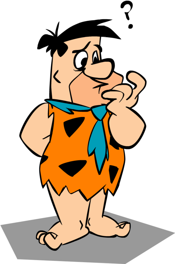 Publicat De Eu Ciresica La - Fred Flintstone Clipart (600x921), Png Download