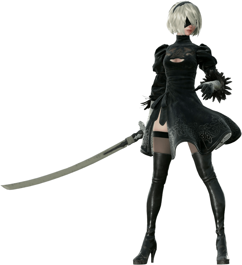 Yorha Stage Play - Concept Art Nier Automata Clipart (972x1068), Png Download