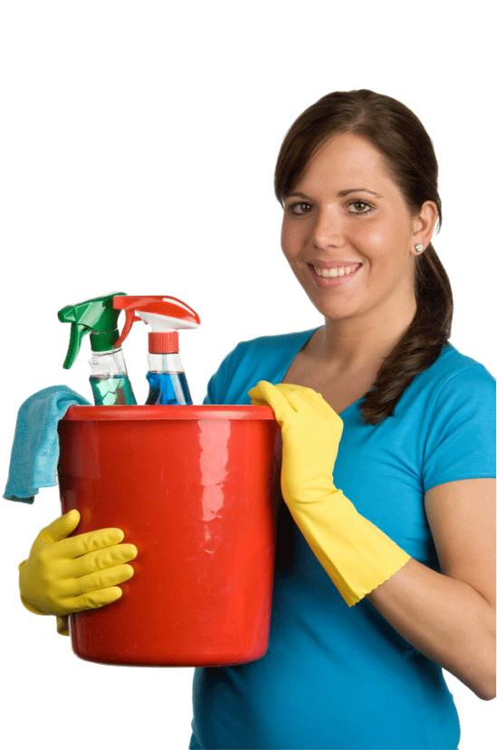 Maid Picture - Professional Cleaner Clipart (575x862), Png Download