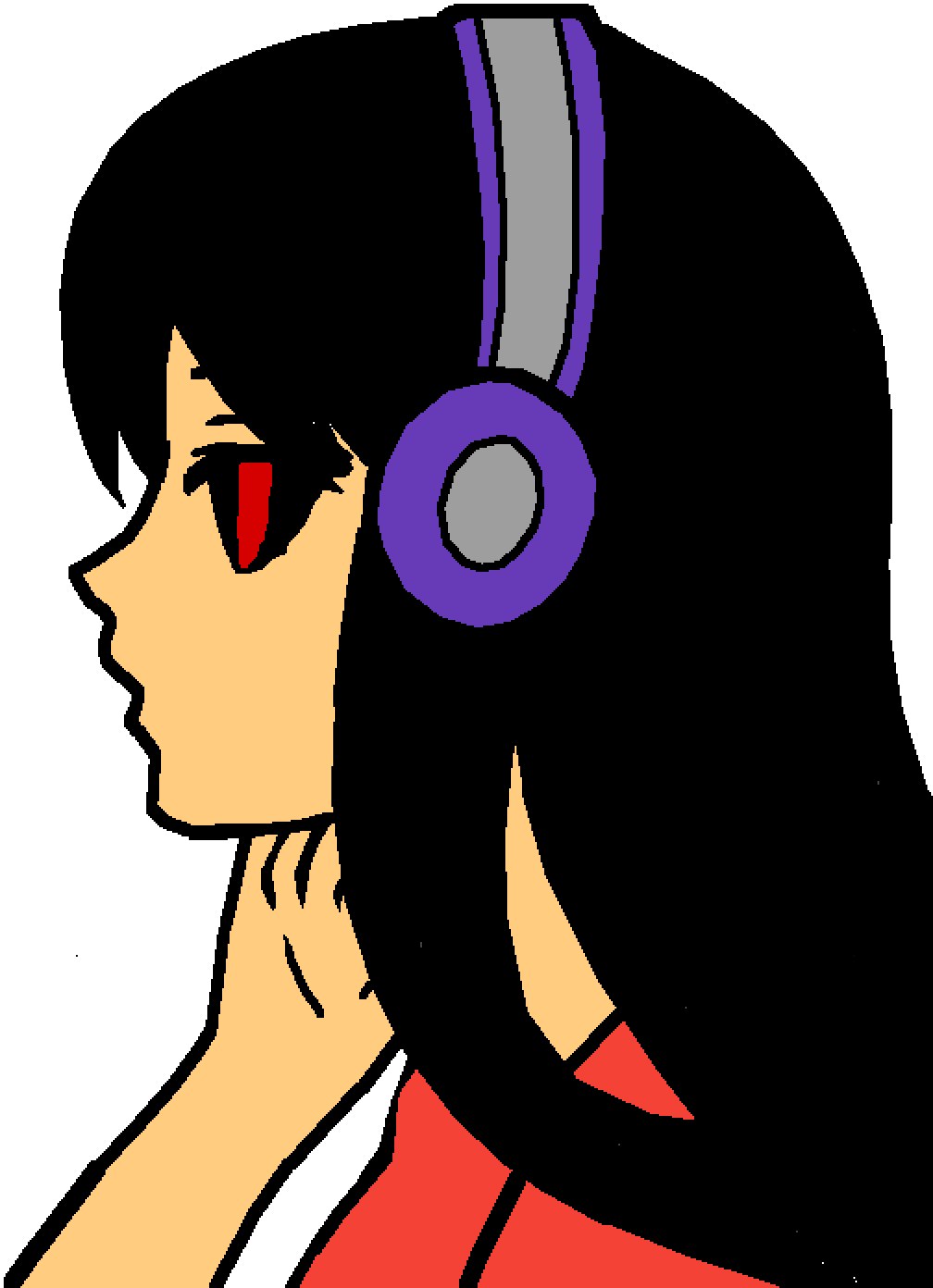 Devil Girl - Aphmau Drawings Clipart (1008x1392), Png Download