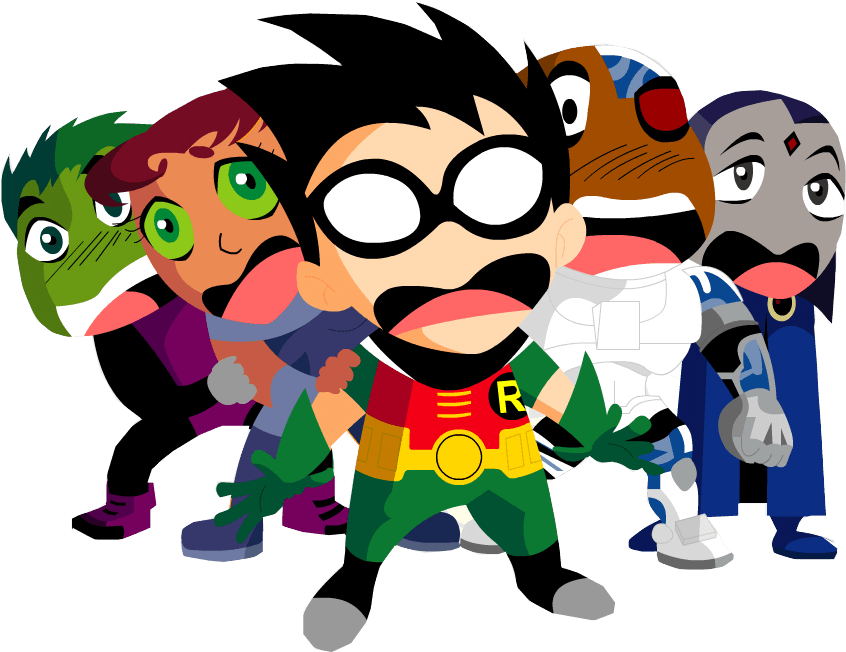 Cartoon Network Teen Titans Games Funny Pic Wallpaper - Teen Titans Png Clipart (846x652), Png Download