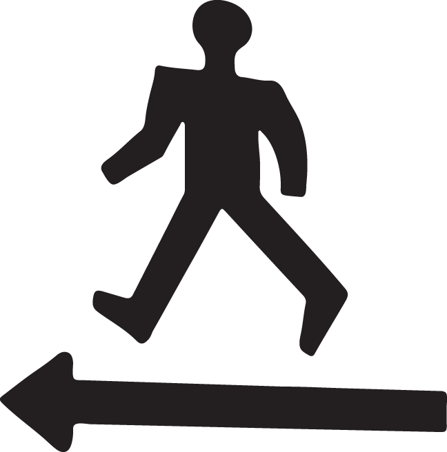 578 Press To Walk Sign Clipart (648x656), Png Download