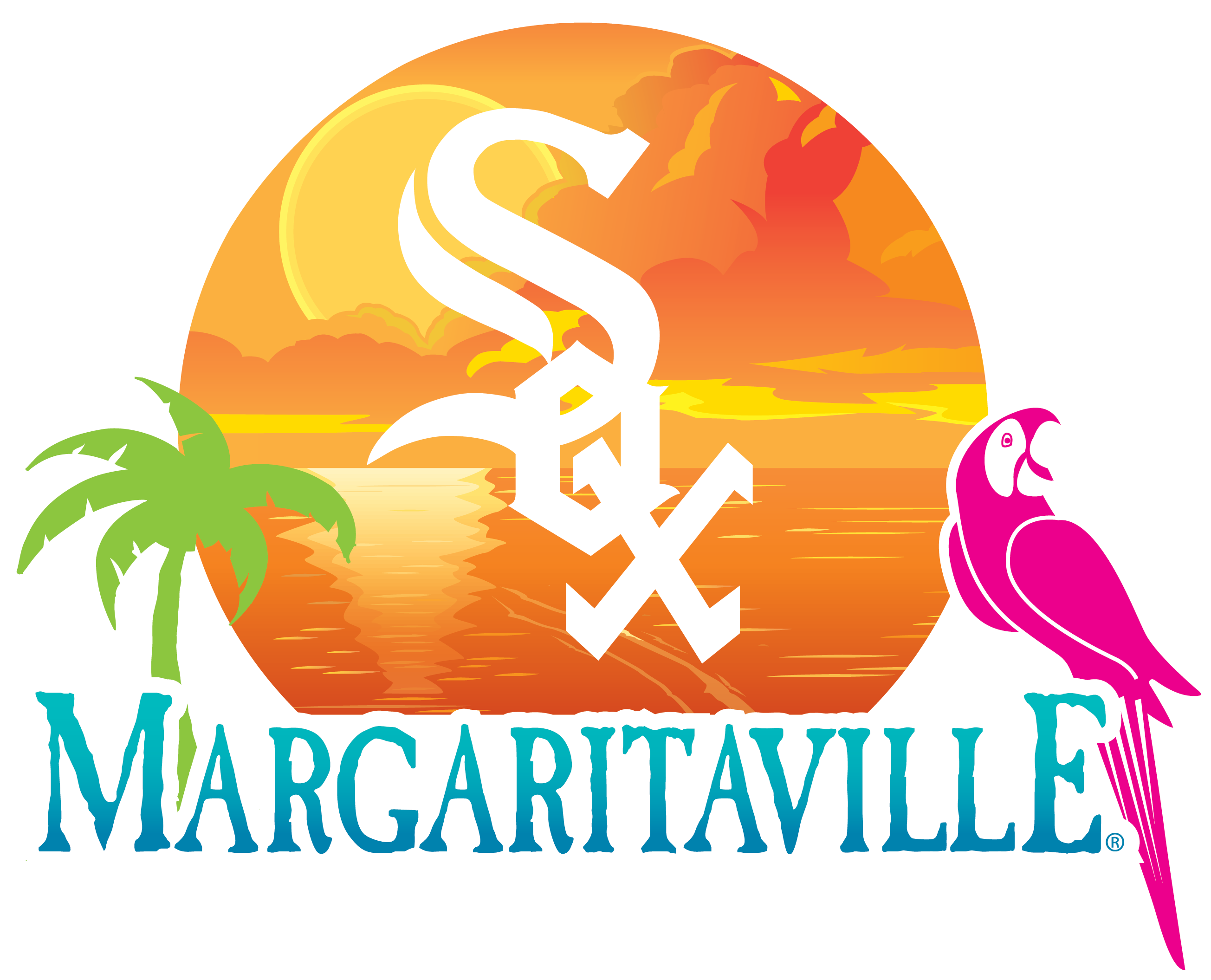 Game Highlight - Margaritaville - Chicago White Sox Clipart (2608x2608), Png Download