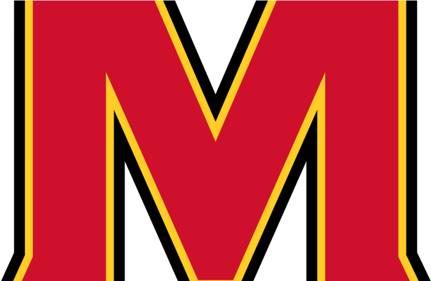 8 Maryland Slips By Michigan For Program's 1,000th - Emblem Clipart (986x555), Png Download