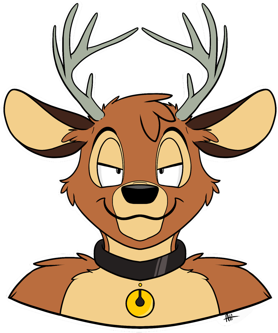 Antler Clipart Little Man - Cartoon - Png Download (1142x1200), Png Download