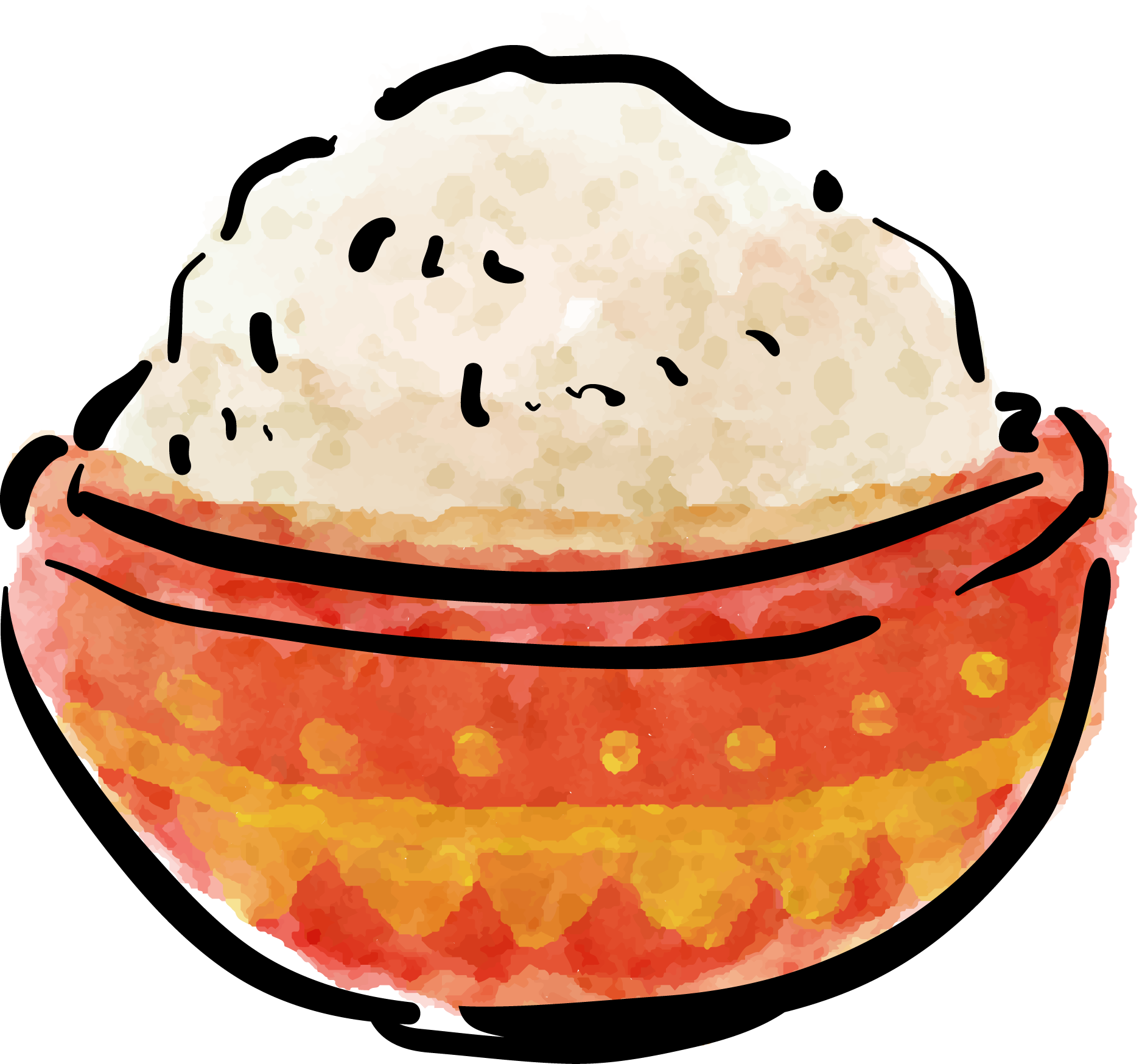 Rice Clipart Nasi - Png Nasi Transparent Png (1876x1748), Png Download