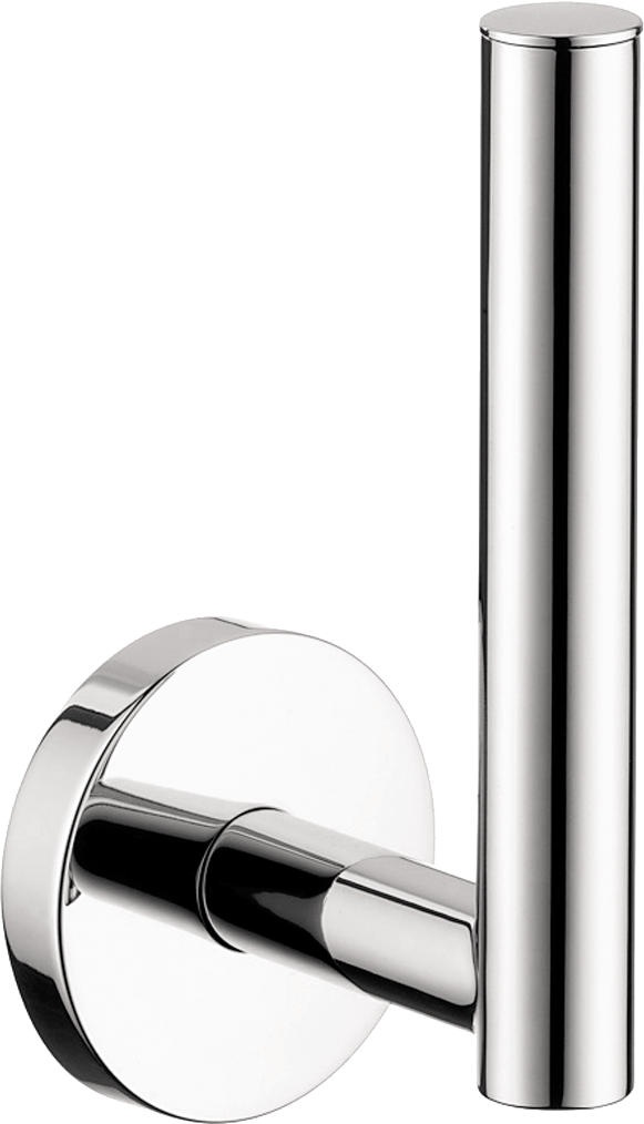 Spare Roll Holder - Hansgrohe Toilet Roll Holder Clipart (581x1014), Png Download