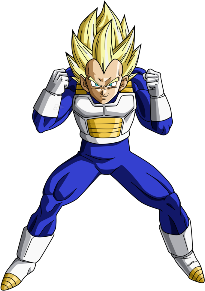 La Expresión Que Todos Queremos Ver De Goku - Vegeta Ssj Clipart (782x1021), Png Download