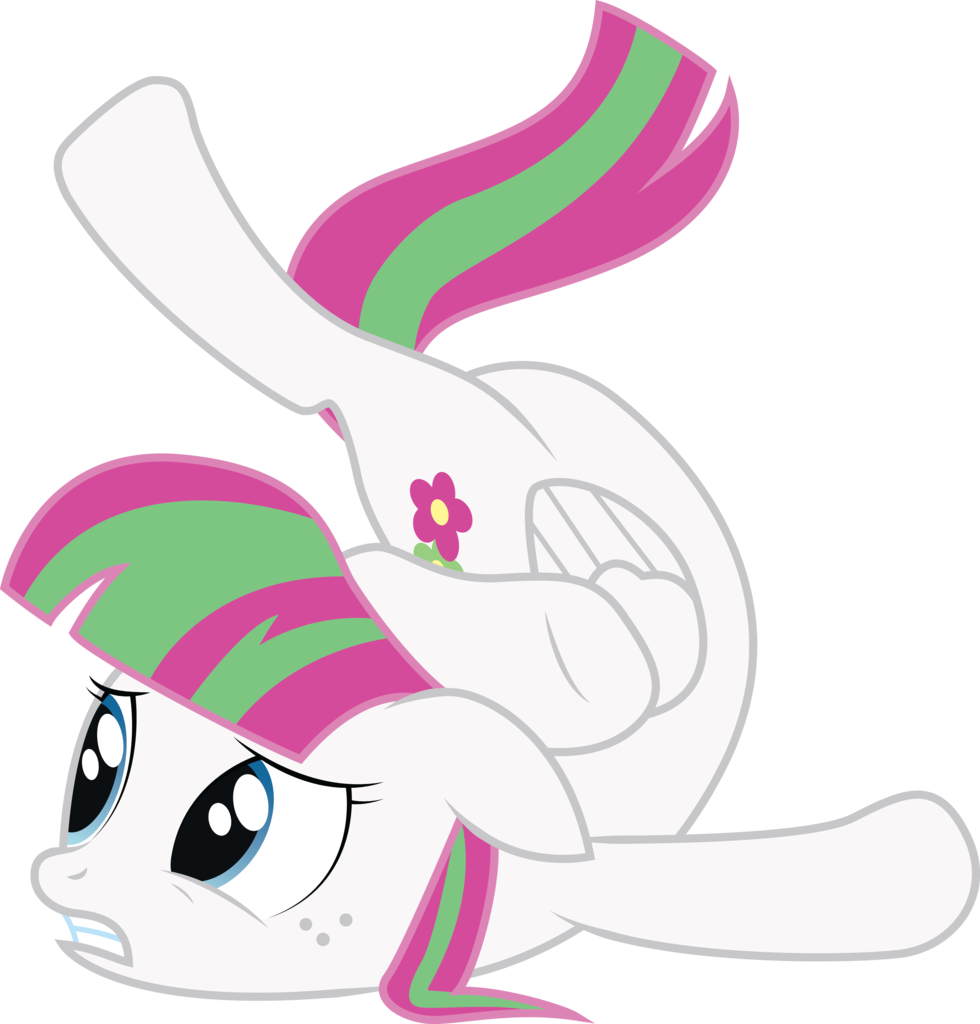 Blossomforth, Contortionist, Flexible, Hurricane Fluttershy, - Cartoon Clipart (980x1024), Png Download