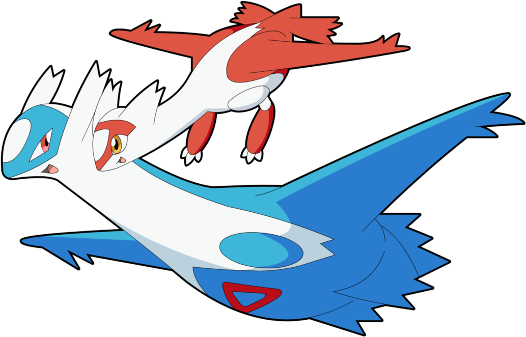Latias And Latios Siblings , Png Download - Latias And Latios Siblings Clipart (1033x662), Png Download