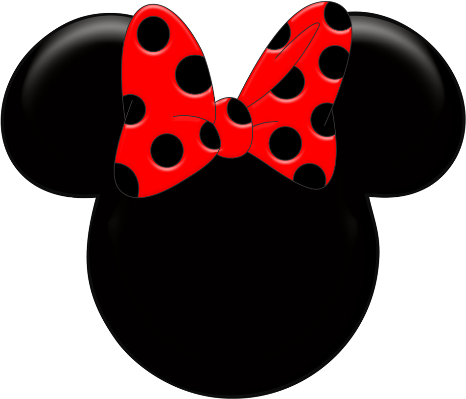 Mq Mimmi Mimmimouse Disney Ears Bow Black Clipart (1024x856), Png Download