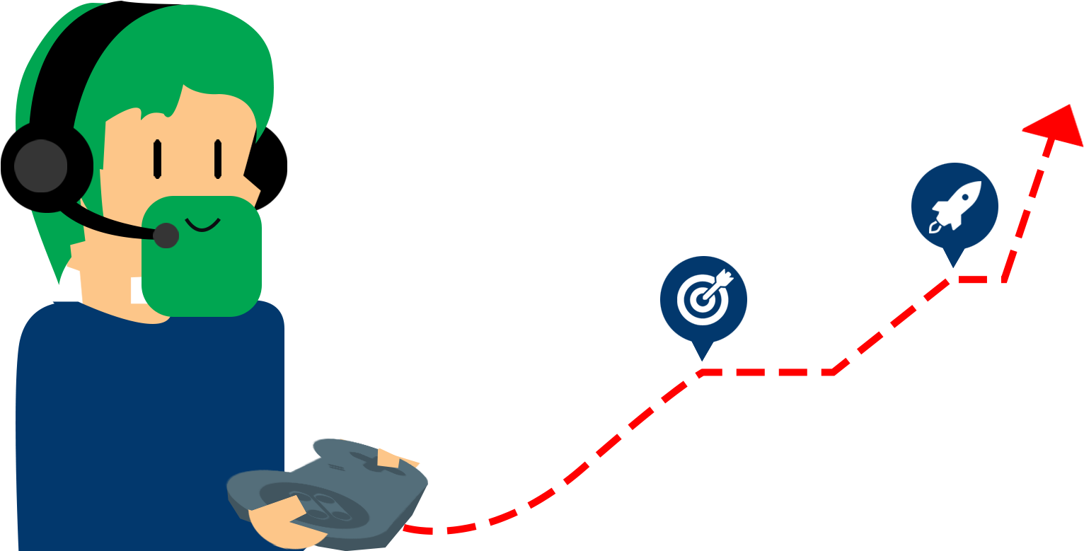 Icon 1 Marketing To Gamers - Cartoon Clipart (1920x800), Png Download