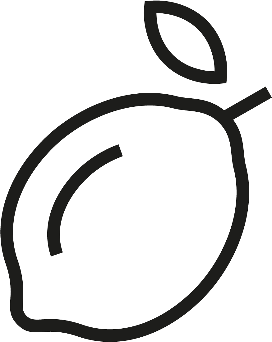 Lemon Essential Oil - Line Art Clipart (1182x1182), Png Download