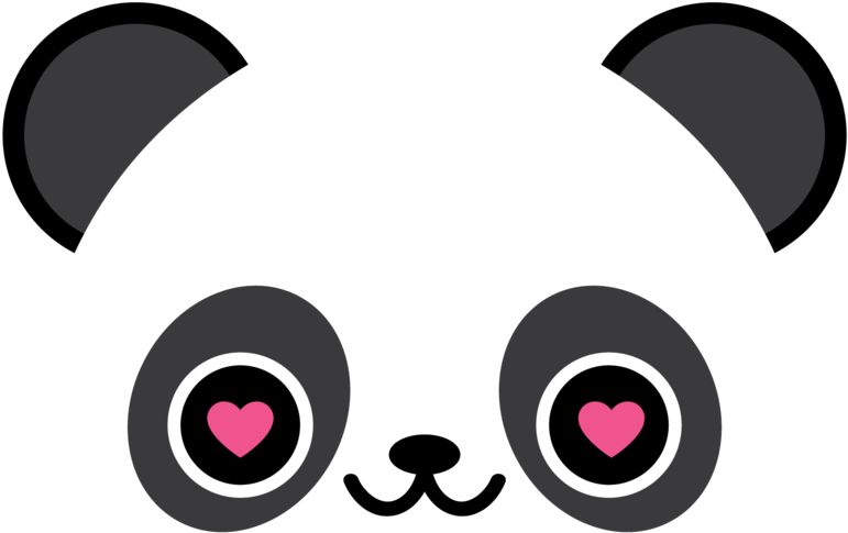 In Love Panda - Giant Panda Clipart (854x805), Png Download