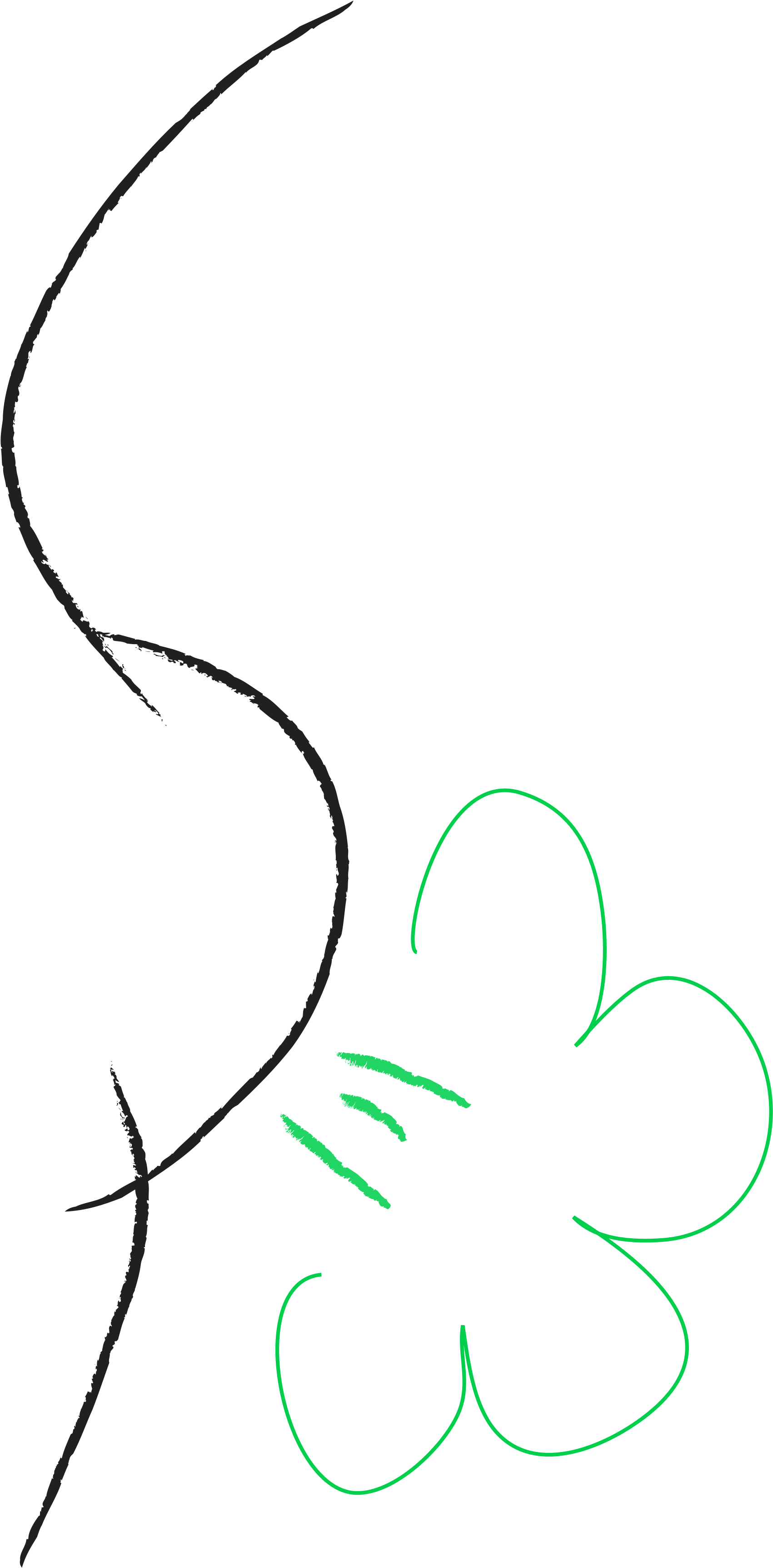 Open - Line Art Clipart (2000x3600), Png Download