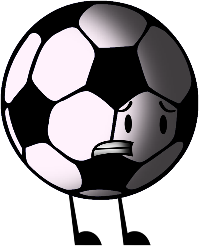 Soccerball Characteer - Football No White Background Clipart (699x863), Png Download
