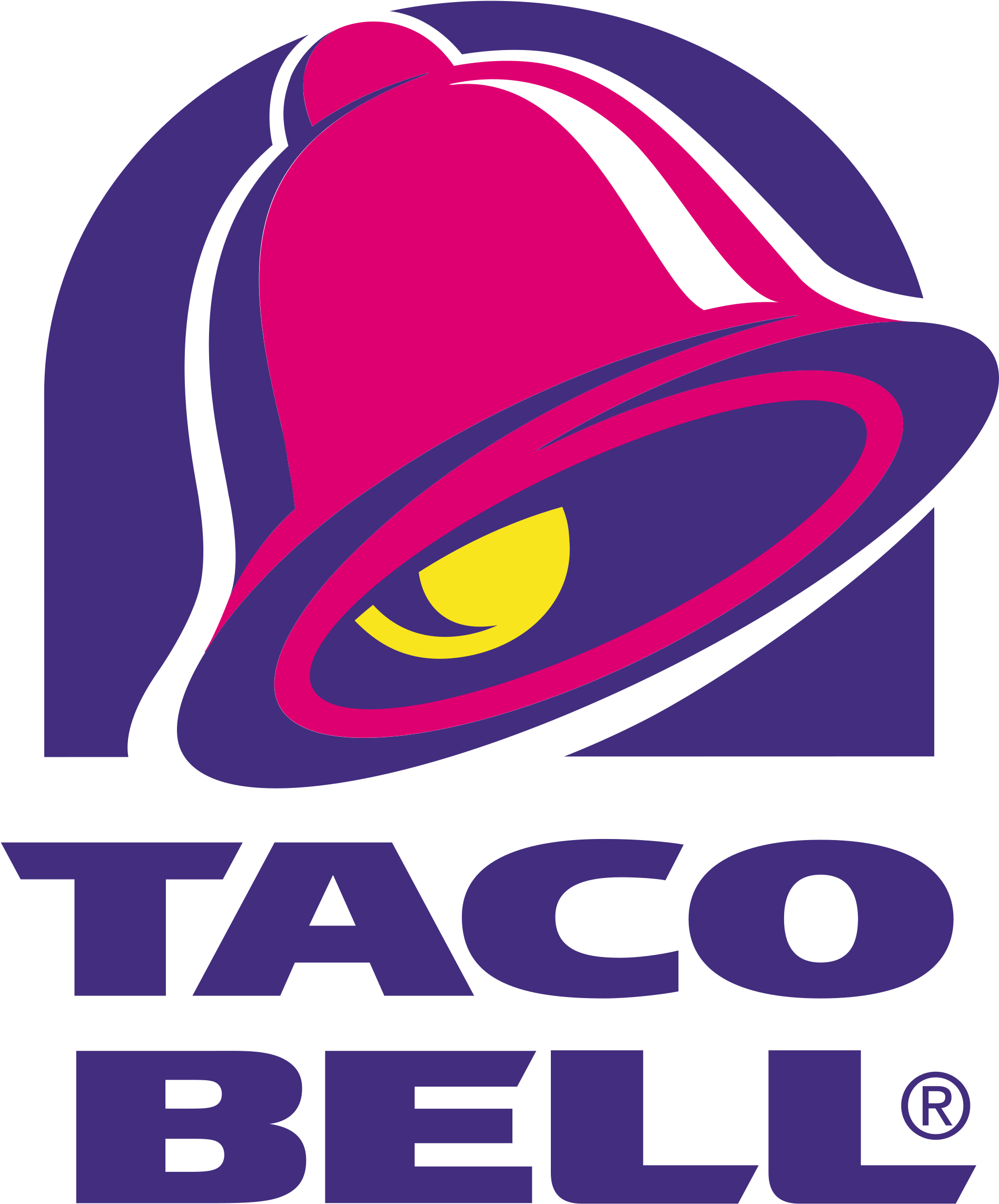 Clip Art Freeuse Stock Datei Taco Bell Logo Wikipedia - Taco Bell Logo 2019 - Png Download (2000x2389), Png Download