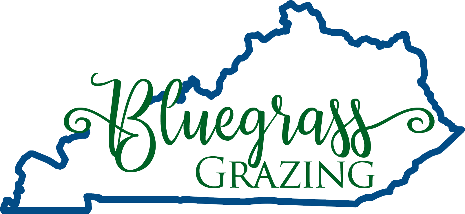 Bluegrass Grazing, Llc Logo - Kentucky Wilderness Trail Map Clipart (1623x774), Png Download