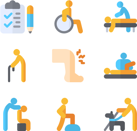 Physiotherapy - Physio Icon Clipart (600x564), Png Download