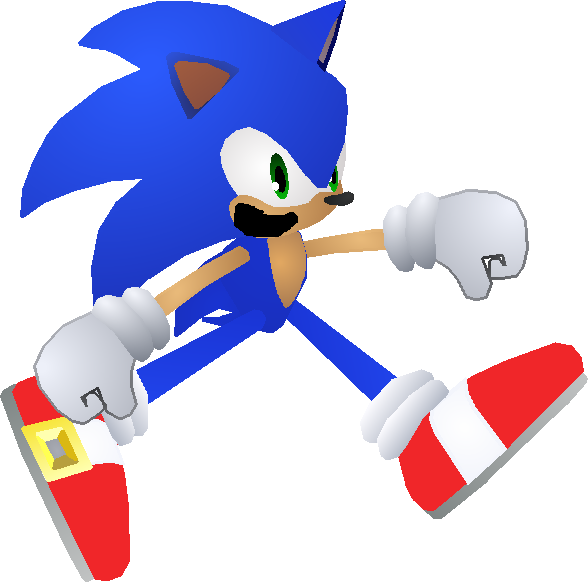 Sonic Bfse Pose - Cartoon Clipart (588x582), Png Download