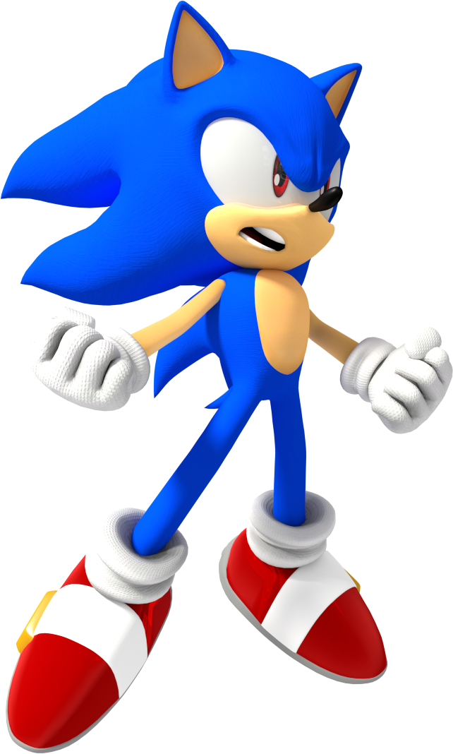 Sonic The Hedgehog Png Pack - Sonic Super Smash Bro Clipart (642x1068), Png Download