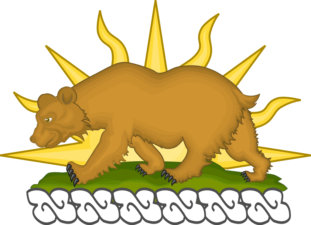 California National Guard Crest - Cartoon Clipart (1024x742), Png Download