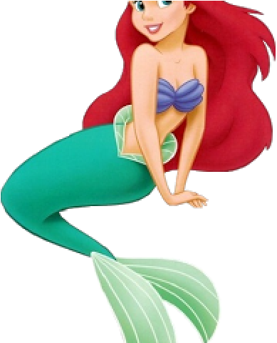 Swimming Clipart Ariel - Disney Little Mermaid Ariel - Png Download (640x480), Png Download