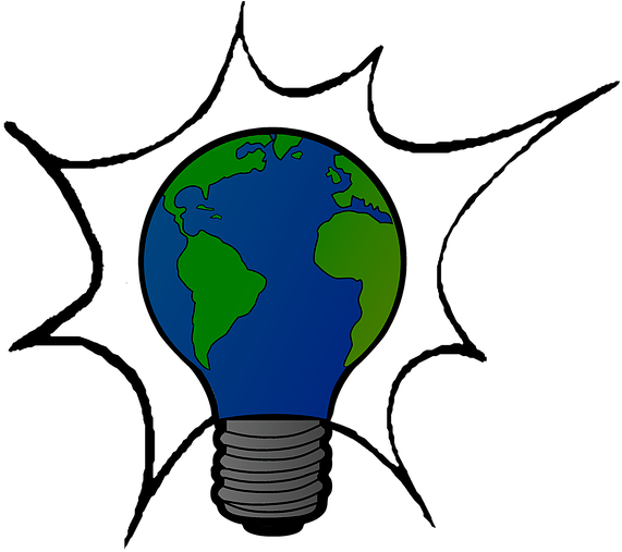 Career Aid For Young Immigrants And Refugees - Light Bulb Png Cartoon Clipart (870x580), Png Download