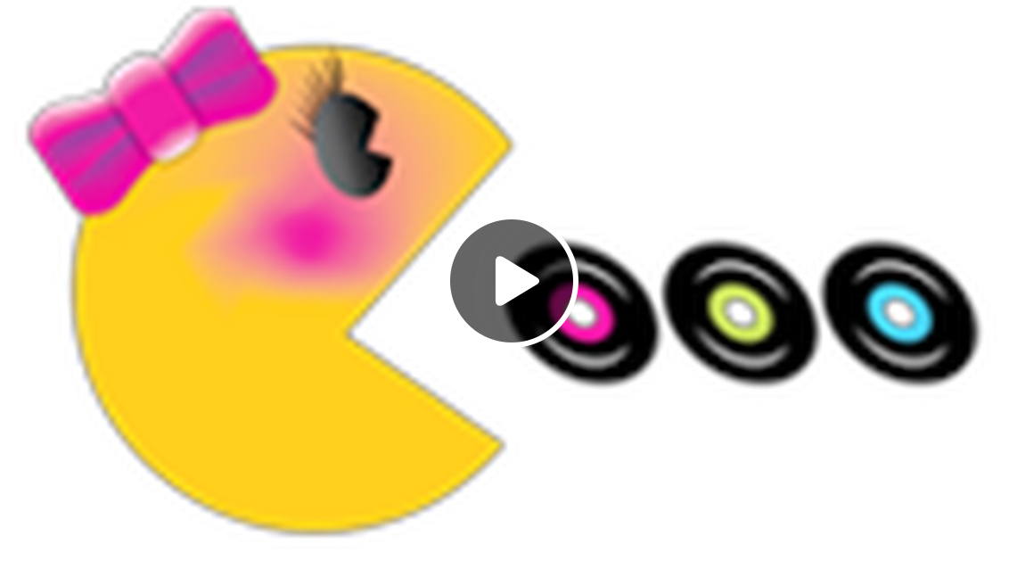 Pac Woman 80's Supermix - Circle Clipart (1200x628), Png Download