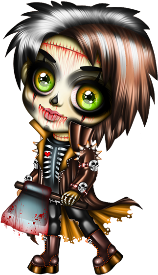 Halloween Halloween 1, Mishka, Blythe Dolls, Clip Art, - Illustration - Png Download (600x600), Png Download