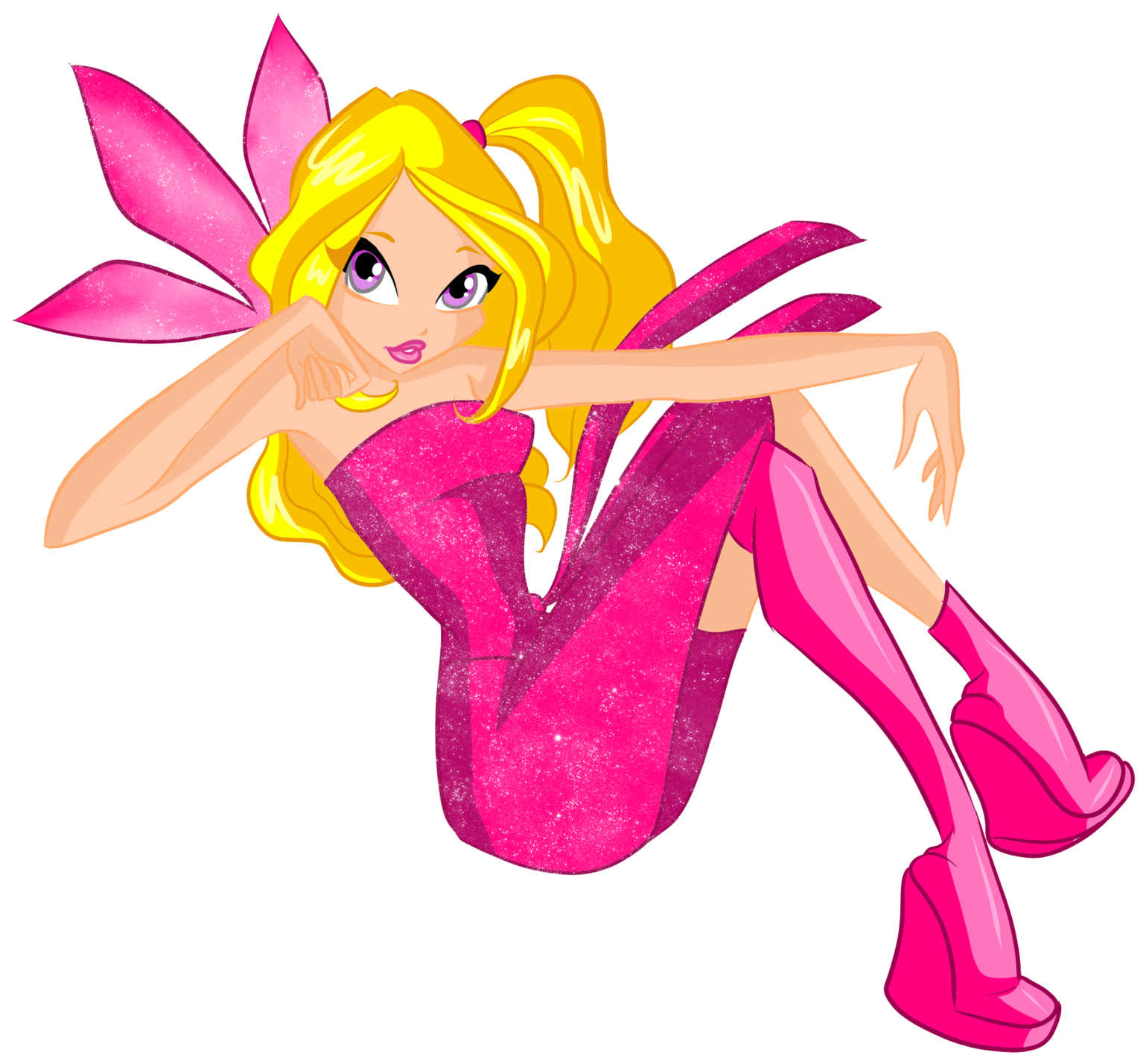 Trinity Magic Winx By Ciaoalexandra-d3i0c1h - Illustration Clipart (1600x1600), Png Download