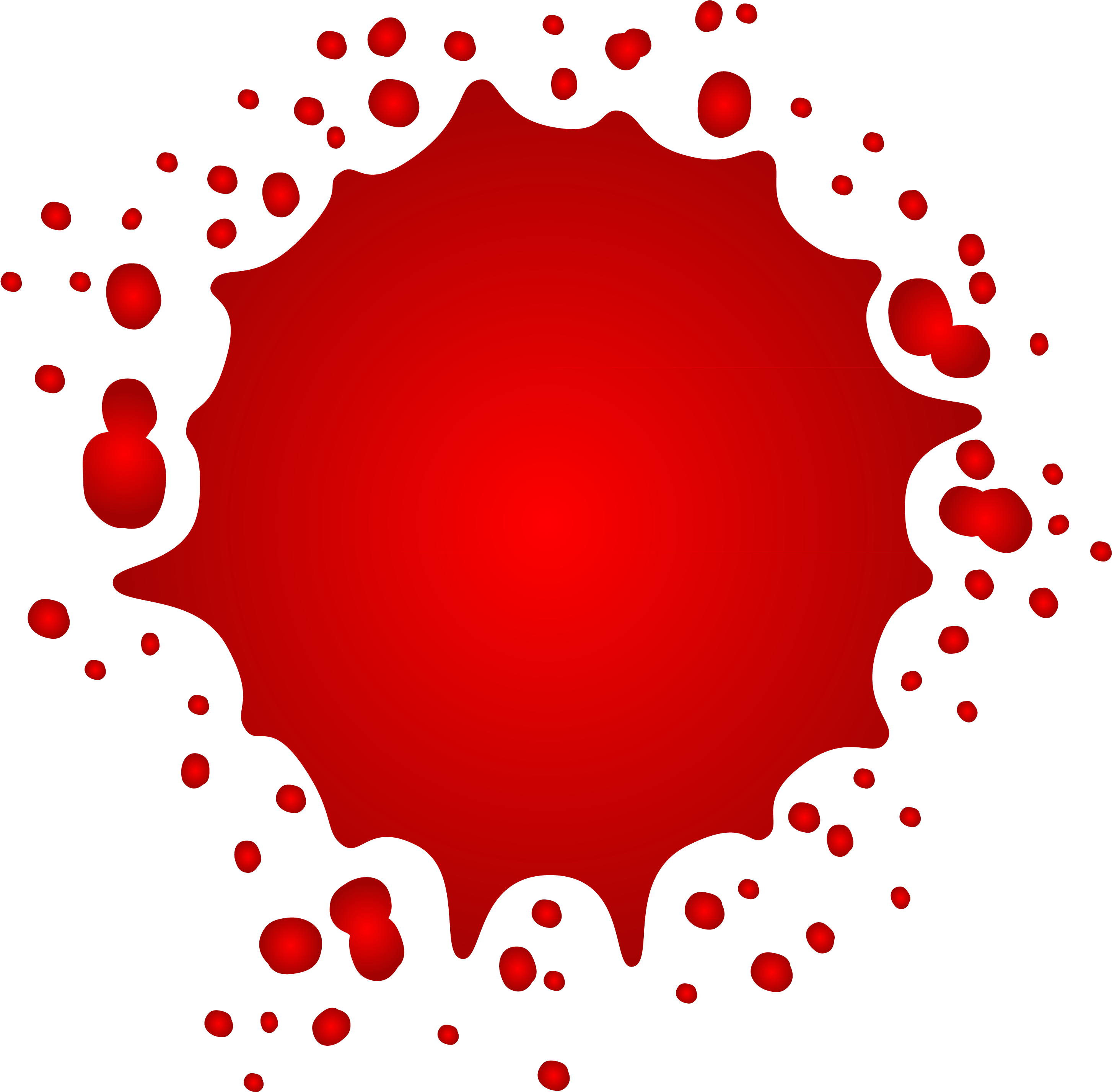 Red Splatter Png - Wolf Whistle Clipart (3000x3000), Png Download