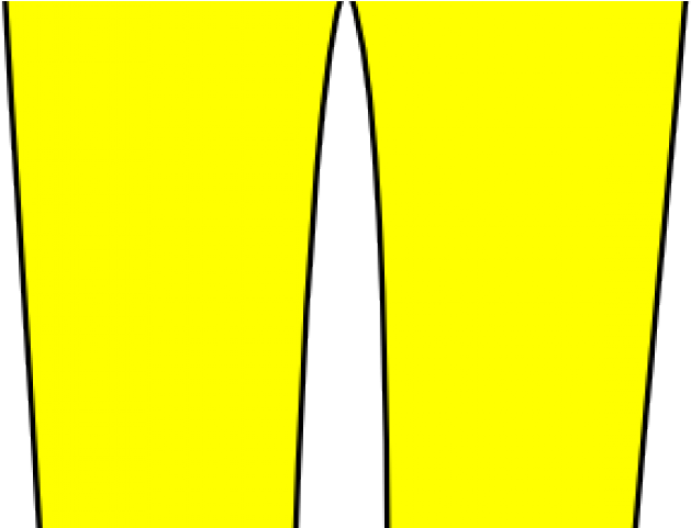 Pant Clipart Yellow Pants - Png Download (640x480), Png Download