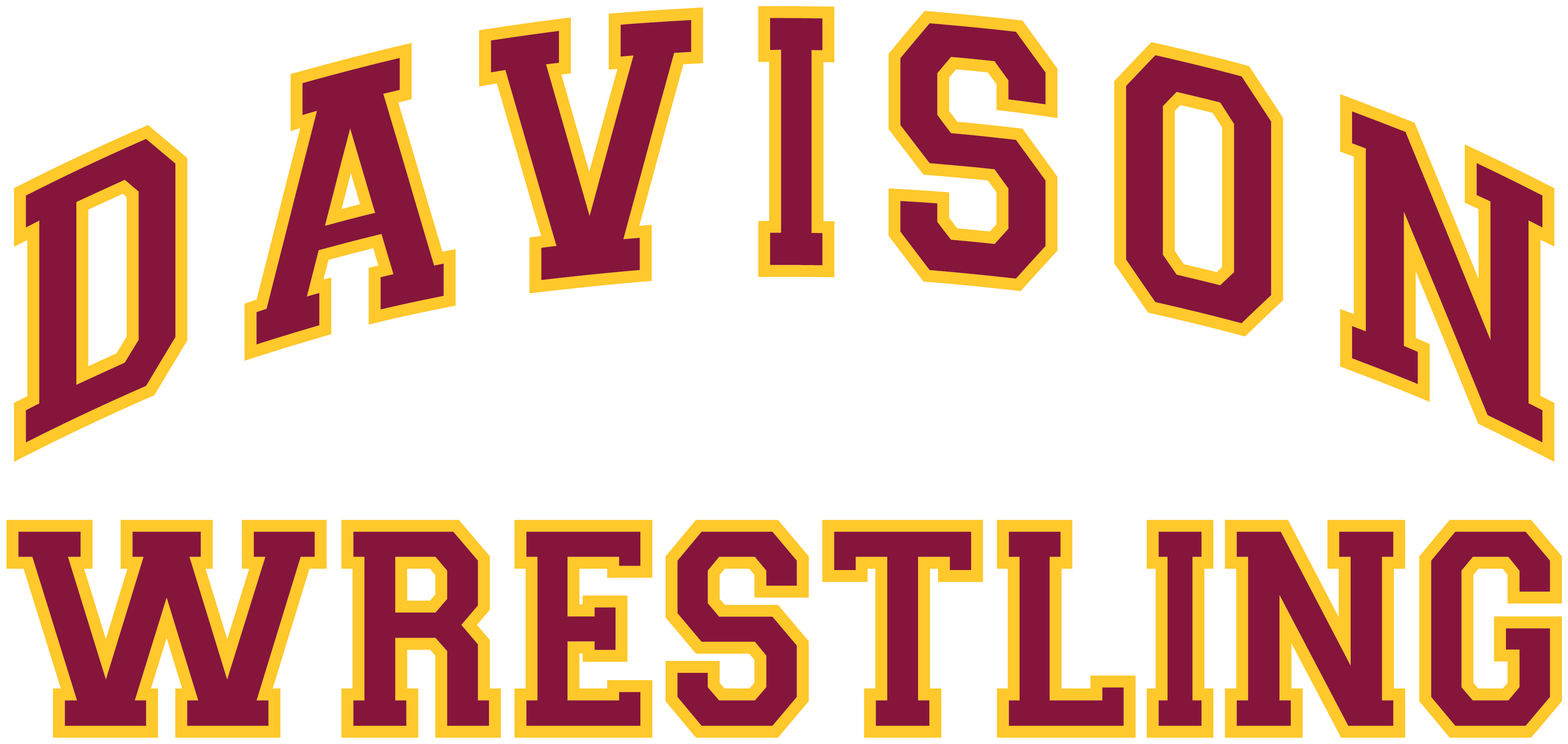 Davison Wrestling - - Louisiana State University In Shreveport Clipart (3614x1715), Png Download