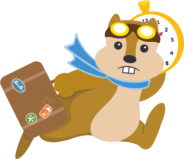 Procrastinate Much - Hipmunk Clipart (618x618), Png Download