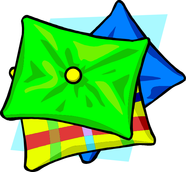 Dreaming Clipart Pillow Blanket - Pillows Clip Art - Png Download (600x556), Png Download