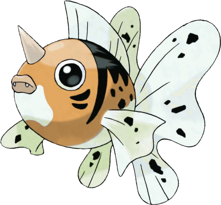 119seaking-shiny - Seaking Pokemon Go Clipart (901x838), Png Download