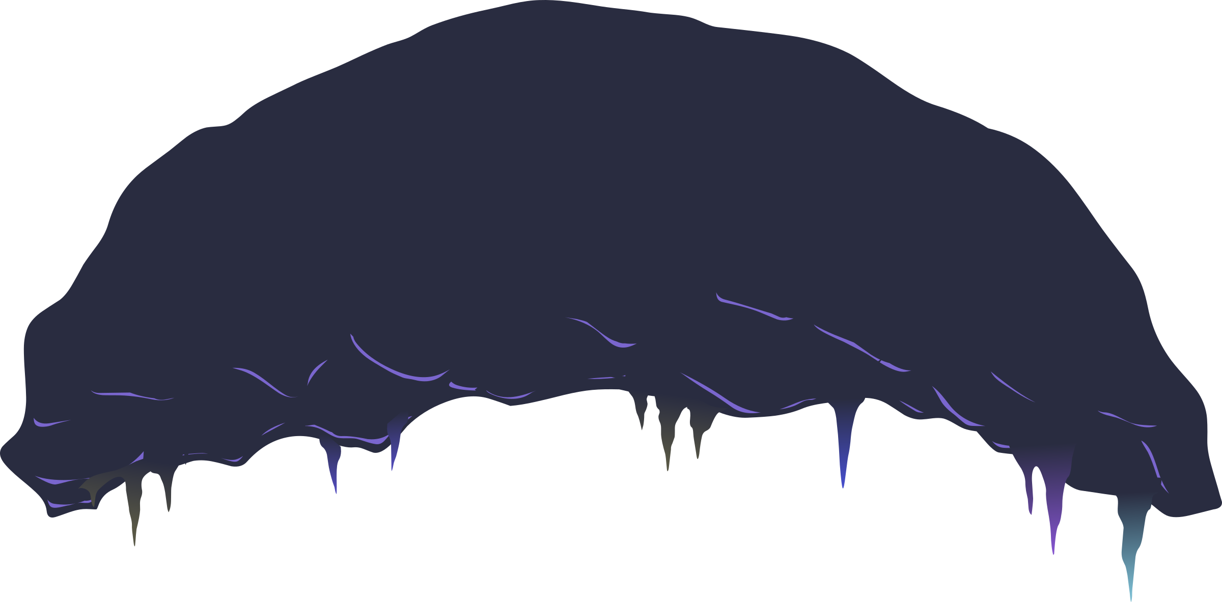 This Free Icons Png Design Of Ilmenskie Cave Top 1c Clipart (2400x1183), Png Download