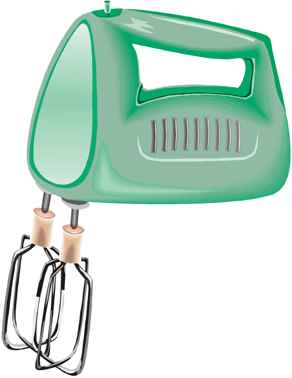 Mixer Clip Art Free - Electric Mixer Png Clipart Transparent Png (579x750), Png Download