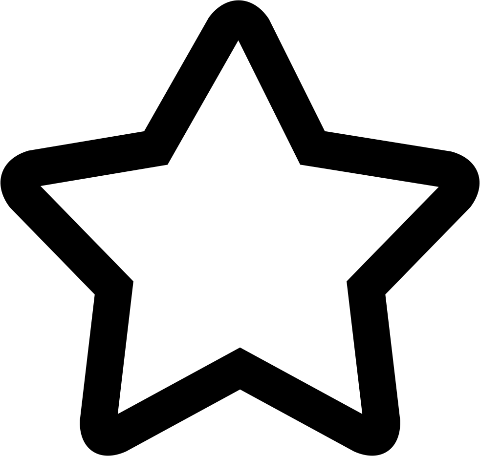 Png File Svg - Star Flat Icon Png Clipart (982x934), Png Download