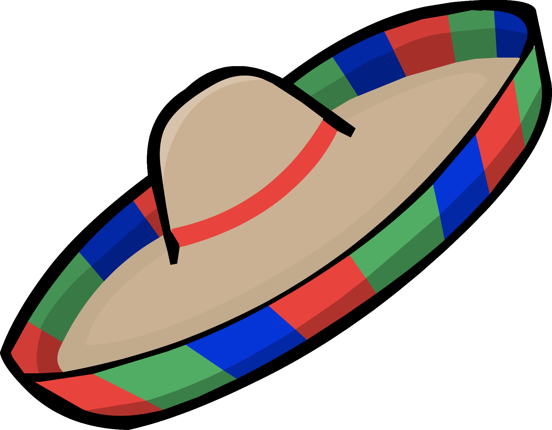 Colourful Sombrero Clipart (1812x1411), Png Download