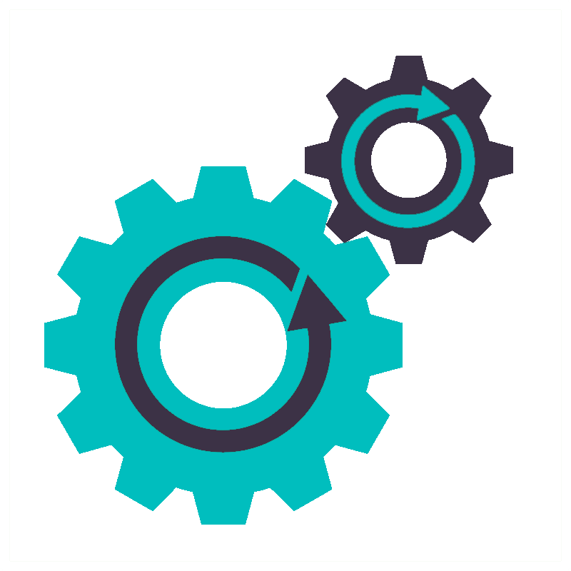 Cogs - Gear Icon Vector Clipart (800x800), Png Download