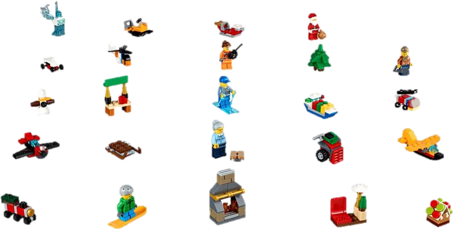 You Will Earn 1 Reward Points By Buying This Product - Lego City Advent Calendar 2017 Clipart (965x511), Png Download