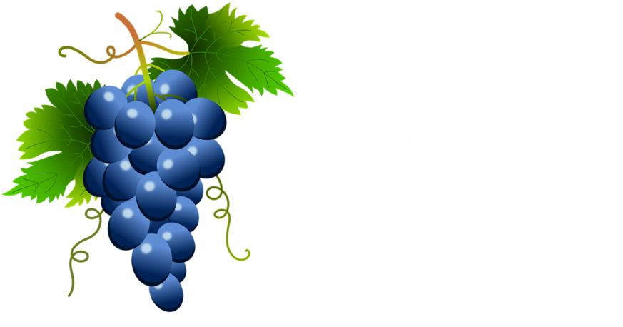 Logo White - Blue Grapes Clipart - Png Download (1000x570), Png Download